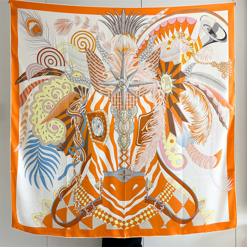 Designer Silk Scarf Women Spri - Travel Accessories Aesthetic recension och pris