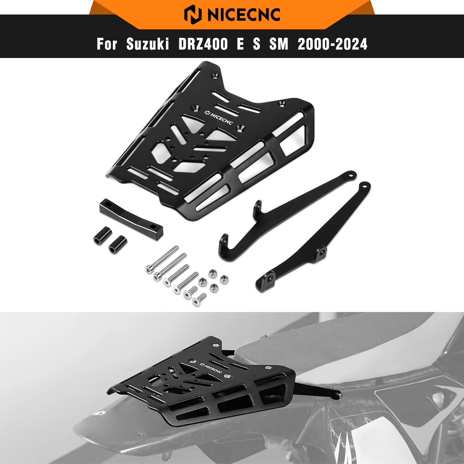 Motorcycle Rear Luggage Rack T - Luggage Cover Protector recension och pris