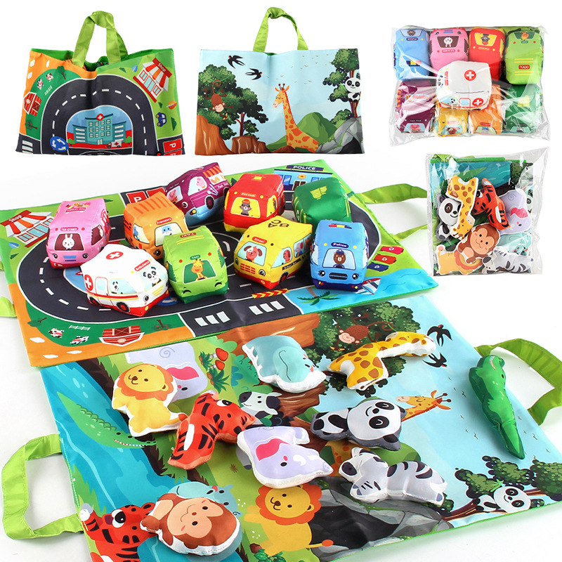 Soft Fabric Car Toy for Babies - Travel Accessories Baby recension och pris